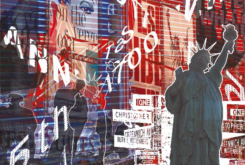 Thumbnail: AP Digital - Lady Liberty - SK Folie (3 x 2.5 m)