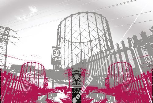 Bild: AP Digital - Road 30 - SK Folie (3 x 2.5 m)