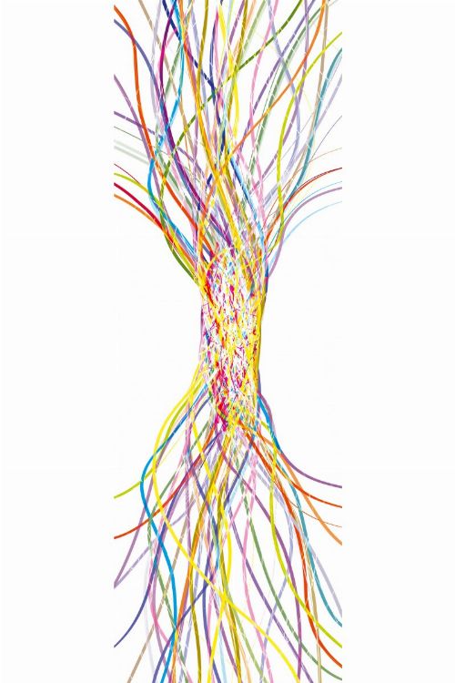 Bild: AP Panel - Cable tangle white, SK-Folie (Weiß)