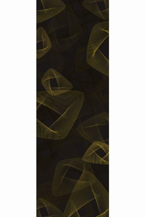 Bild: AP Panel - Golden glow dark, SK-Folie (Schwarz)