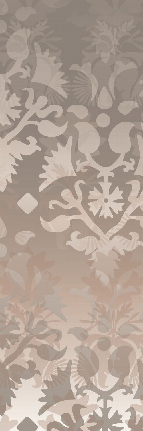 Bild: AP Panel - Ornamental spirit grey and brown, SK-Folie (Beige)