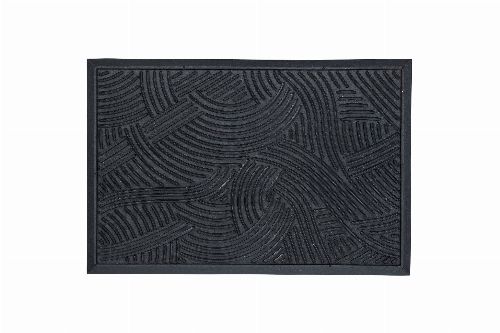 Bild: Gummimatte Structure Des. 002 (Schwarz; 40 x 60 cm)