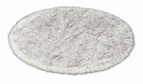 Bild: Astra Fell Teppich Mia - Rund (Schwarz/Weiß)