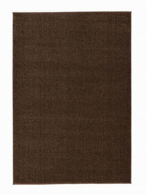 Bild: Kurzflor Teppich Samoa - Uni Design (Erde; 67 x 130 cm)