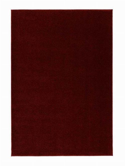 Bild: Kurzflor Teppich Samoa - Uni Design (Rot; 160 x 230 cm)