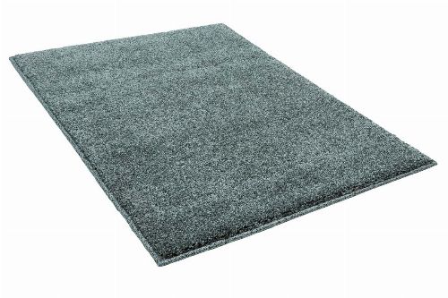 Bild: Kurzflor Teppich Samoa - Uni Design (Grau; wishsize)