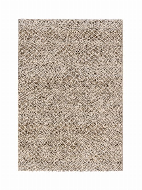 Bild: Astra Kurzflorteppich Carpi - Gitter 3D - (Beige; 60 x 110 cm)