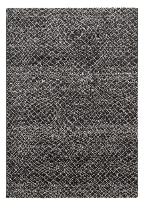 Bild: Astra Kurzflorteppich Carpi - Gitter 3D - (Anthrazit; 80 x 150 cm)