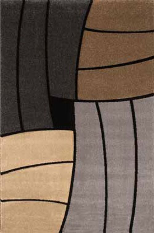 Bild: Teppich Florenz - Funny Stripes - (Beige)