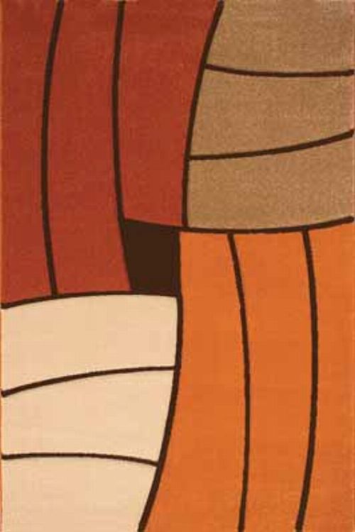 Bild: Teppich Florenz - Funny Stripes - (Terra)