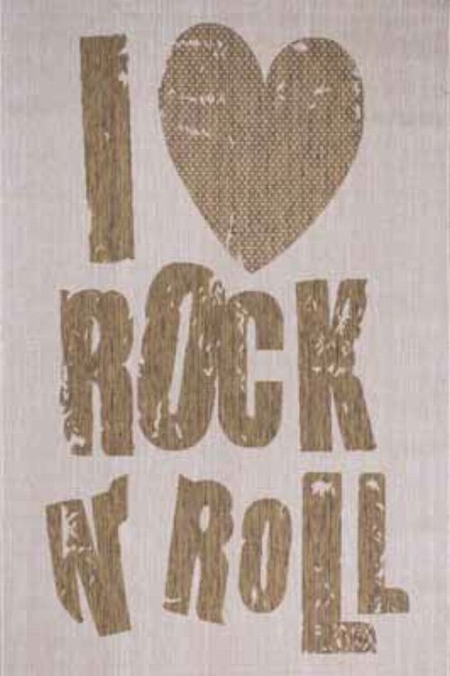 Bild: Flachgewebe Teppich Rock n Roll (Beige)