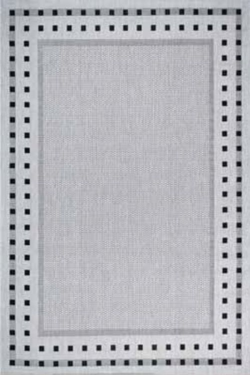 Bild: Outdoor Teppich Border (Grau)