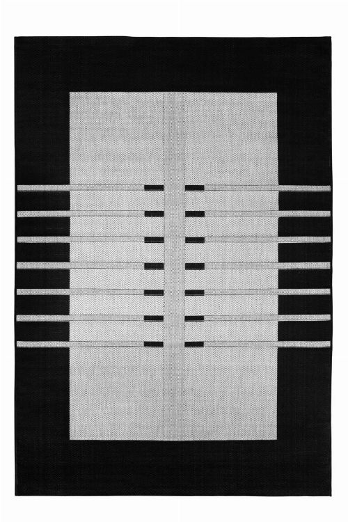 Bild: Flachgewebe Teppich Structure (Grau; 120 x 170 cm)
