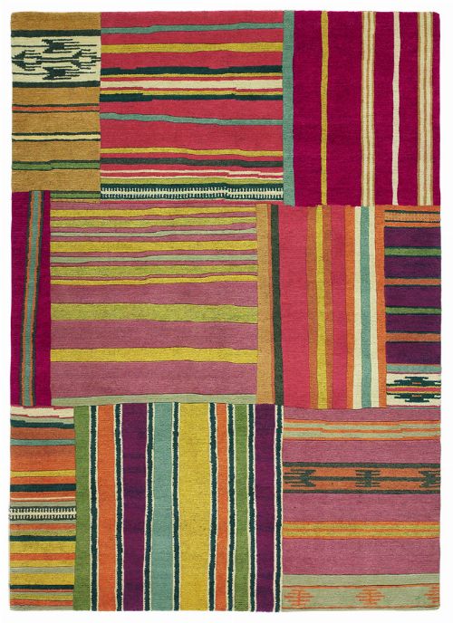 Bild: Schurwolltepich Yara Out Of The Blue 133803 (Burgund; 170 x 240 cm)