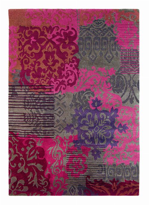 Bild: Vintage Schurwollteppich Yara Venice 196200 (Rosa; wishsize)