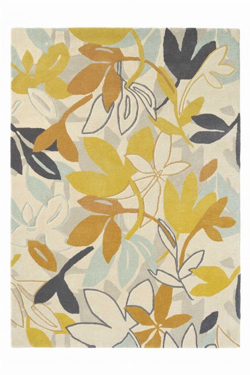 Bild: Scion Schurwollteppich Baja (Gelb; 200 x 280 cm)
