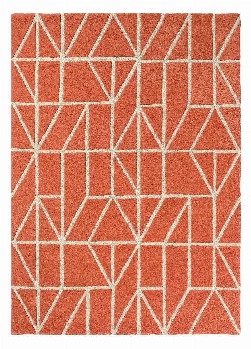 Bild: Scion Schurwollteppich Viso (Rot; 140 x 200 cm)