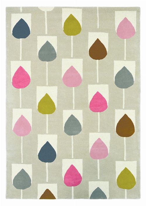 Bild: Scion Schurwollteppich Sula (Blush; 200 x 280 cm)