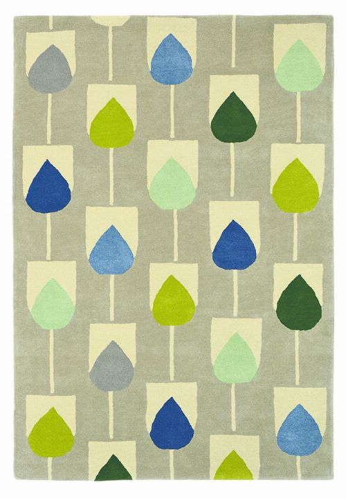 Bild: Scion Schurwollteppich Sula (Pacific; 200 x 280 cm)