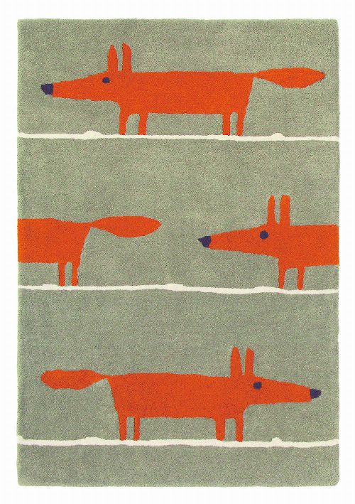 Bild: Teppich Mr Fox (Beige; 90 x 150 cm)