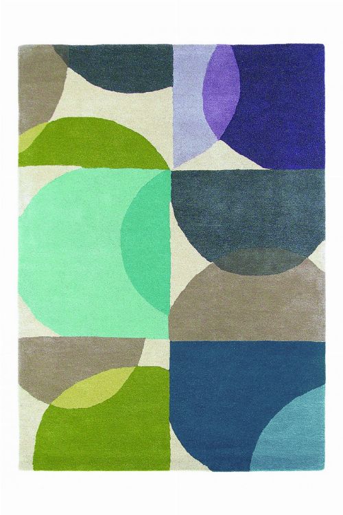 Bild: Wunschmaß Teppich Kaleido (Blau; wishsize)