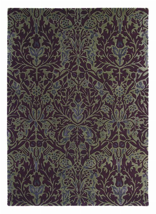 Bild: Teppich Autumn flowers (Lila; wishsize)