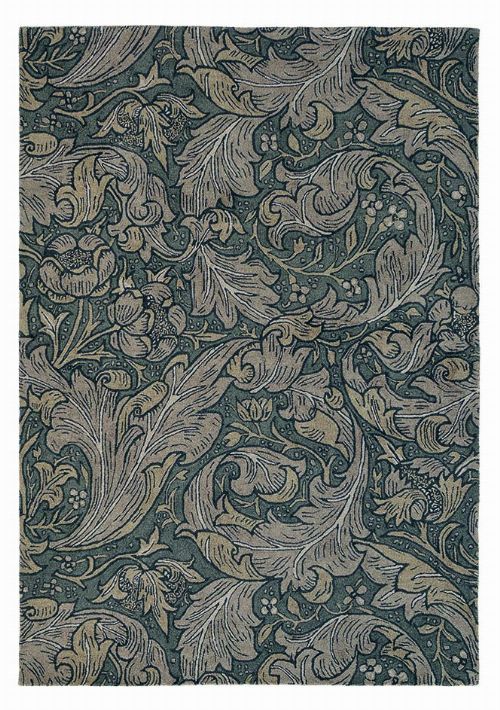 Bild: Schurwollteppich Bachelors Button (Braun; 140 x 200 cm)