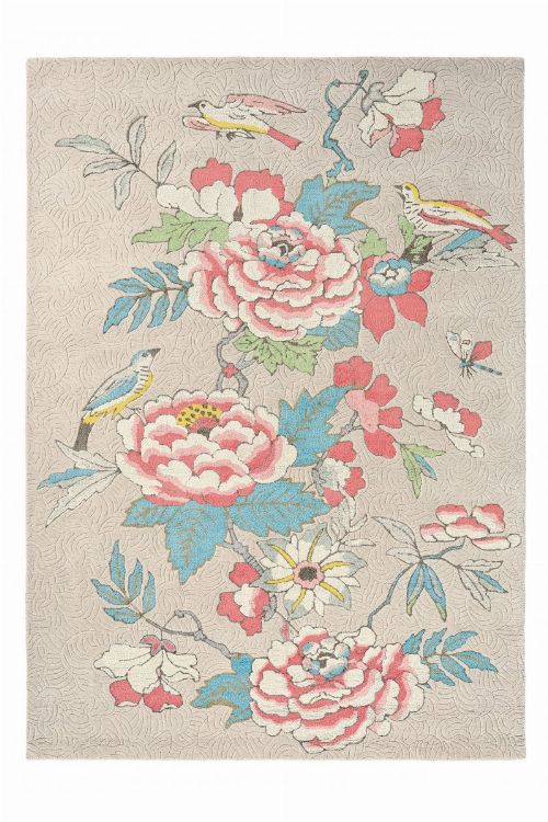 Bild: Wedgwood Designer Teppich Paeonia (Coral; 200 x 280 cm)