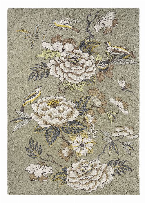 Bild: Wedgwood Designer Teppich Paeonia (Taupe; 200 x 280 cm)