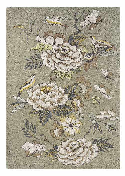 Bild: Wedgwood Designer Teppich Paeonia (Taupe; 250 x 350 cm)