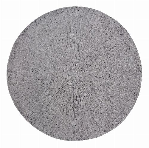 Bild: Wedgwood Designer Teppich Folia - Rund - (Grau; 200 x 200 cm)