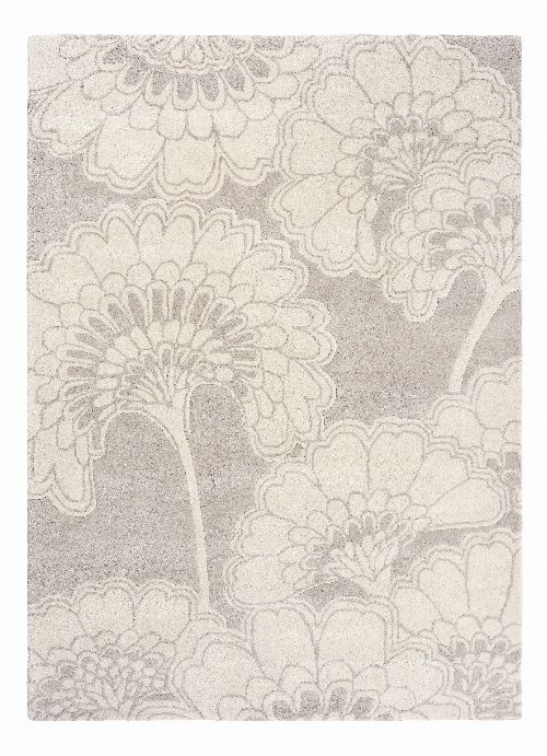 Thumbnail: Florence Broadhurst Designerteppich Japanese Floral (Grau; 250 x 350 cm)