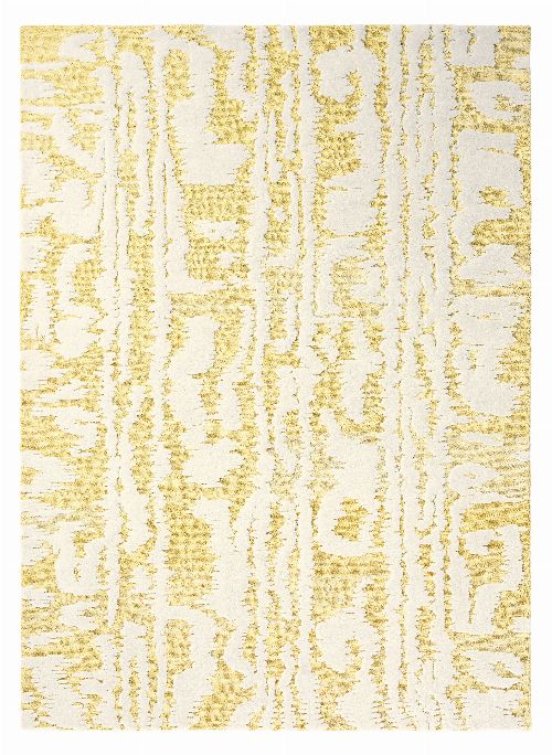 Bild: Florence Broadhurst Designerteppich Waterwave Stripe (Gelb; 120 x 180 cm)