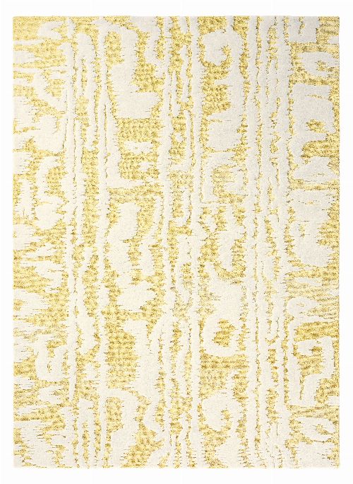 Bild: Florence Broadhurst Designerteppich Waterwave Stripe (Gelb; 170 x 240 cm)