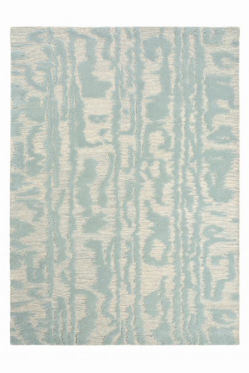 Bild: Florence Broadhurst Designerteppich Waterwave Stripe (Blau; 250 x 350 cm)