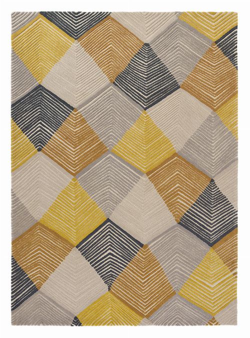 Bild: Harlequin Wollteppich Rhythm 40906 (Saffron; 140 x 200 cm)