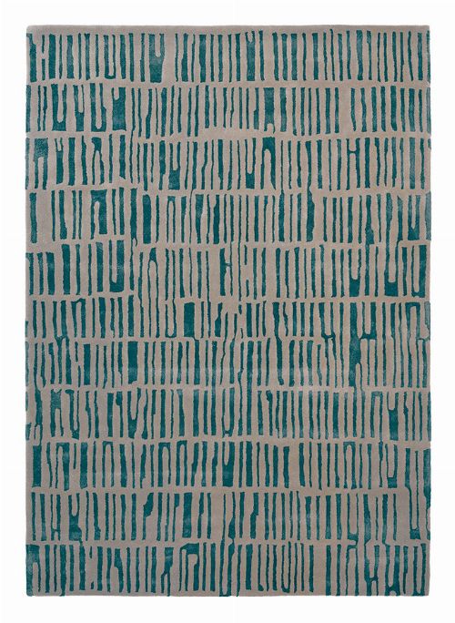 Bild: Harlequin Schurwollteppich Skintilla 41707 (Kingfisher; 140 x 200 cm)