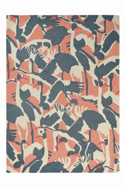 Thumbnail: Ted Baker Wollteppich Cranes (Pink; 200 x 280 cm)