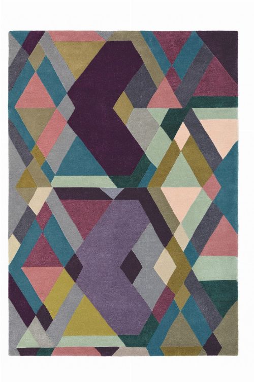 Bild: Ted Baker Design Teppich Mosaic (Bunt/Lila; 200 x 280 cm)