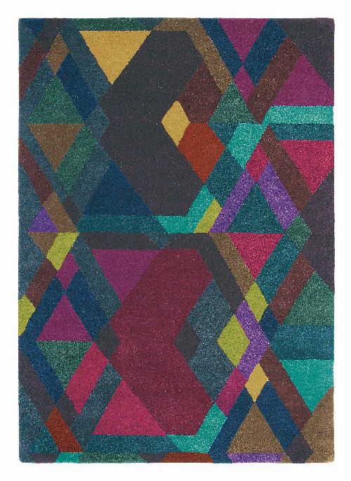 Bild: Ted Baker Design Teppich Mosaic (Bunt/Rot; 140 x 200 cm)
