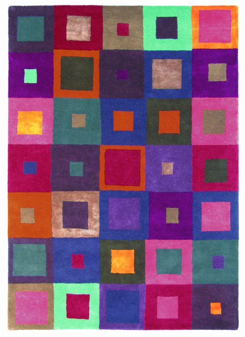 Bild: Teppich Estella Carre (Rot; 250 x 350 cm)