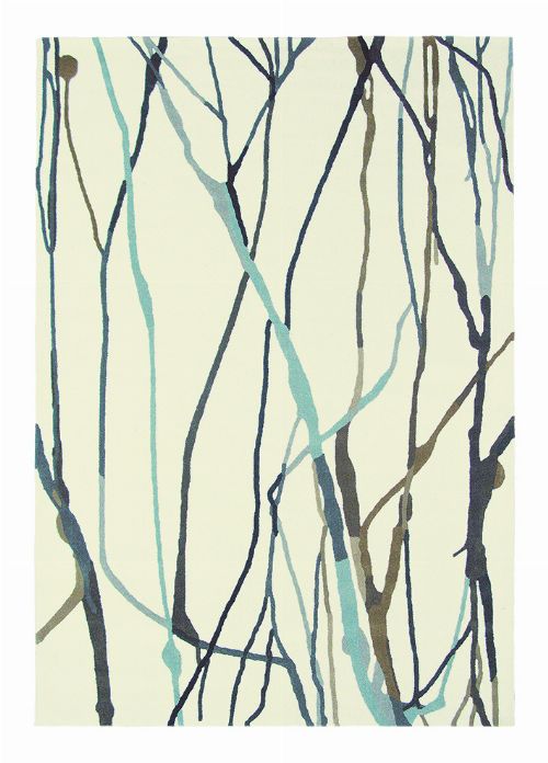 Bild: Designerteppich Estella Drip 878104 (Blau; 160 x 230 cm)