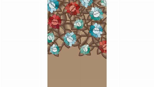 Bild: DM219-3 Flowers 180*265