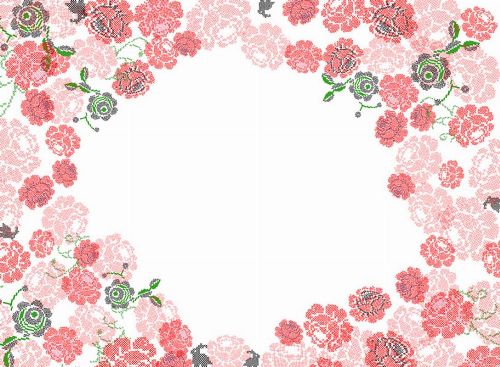 Bild: P0104018 Stiched roses 360*265