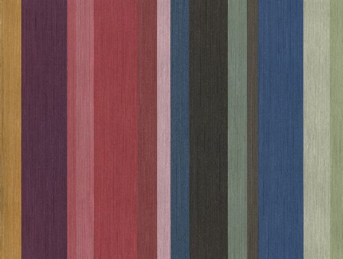 Bild: Eijffinger Vliestapete Masterpiece 358020 - Streifen (Bunt/Blau)