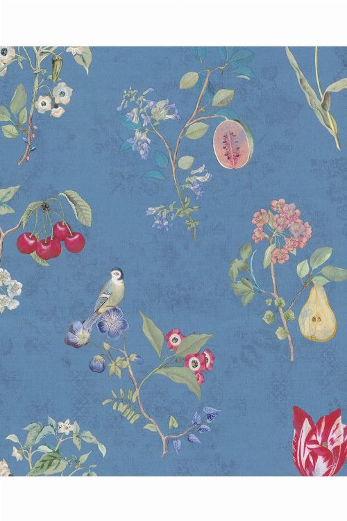 Bild: Eijffinger Tapete PIP 4 375025 - Cherry (Blau)