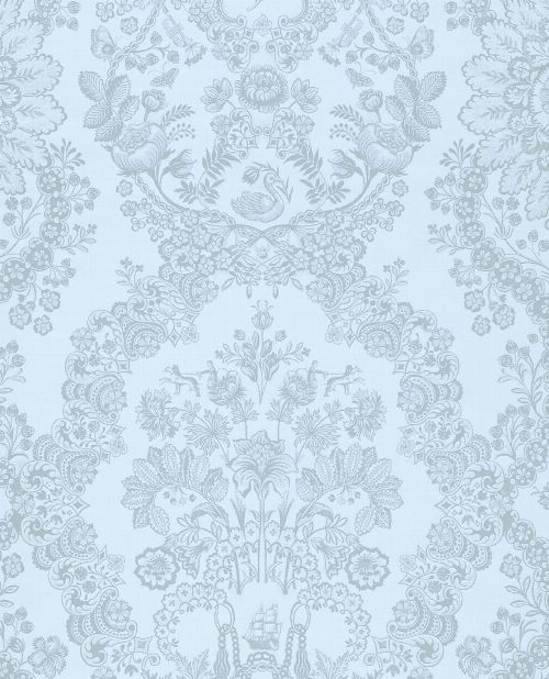 Bild: Eijffinger Tapete PIP 4 375045 - Lacy Dutch (Blau)