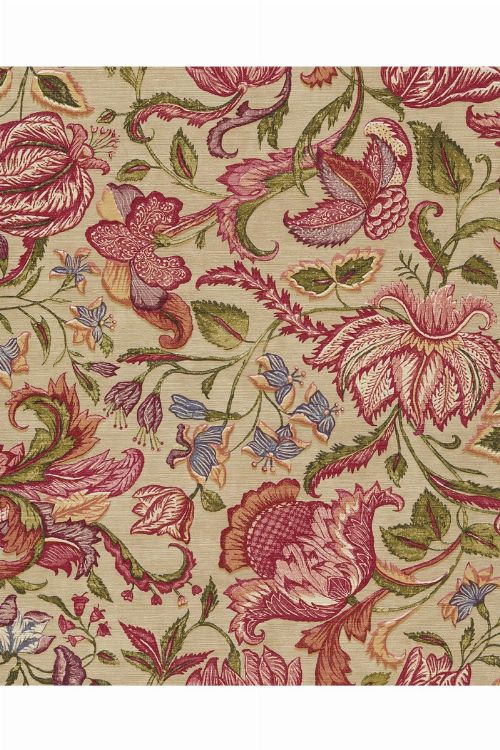 Bild: Eijffinger Sundari Vliestapete 375102 - Exotische Blumen (Sand)