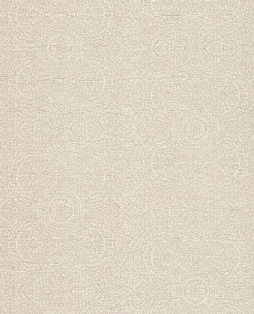 Bild: Eijffinger Sundari Vliestapete 375160 - indisches Ornament (Grau/Weiß)