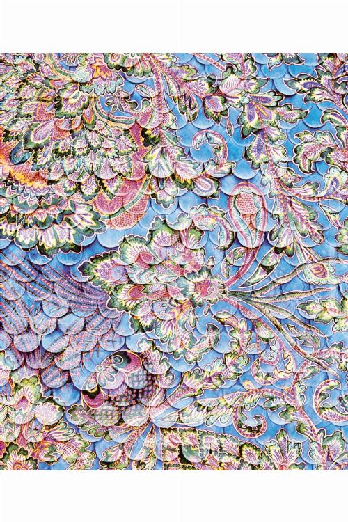 Bild: Eijffinger Fototapete Sundari 375209 - Scallop Wall (Blau; 280 x 233 cm)